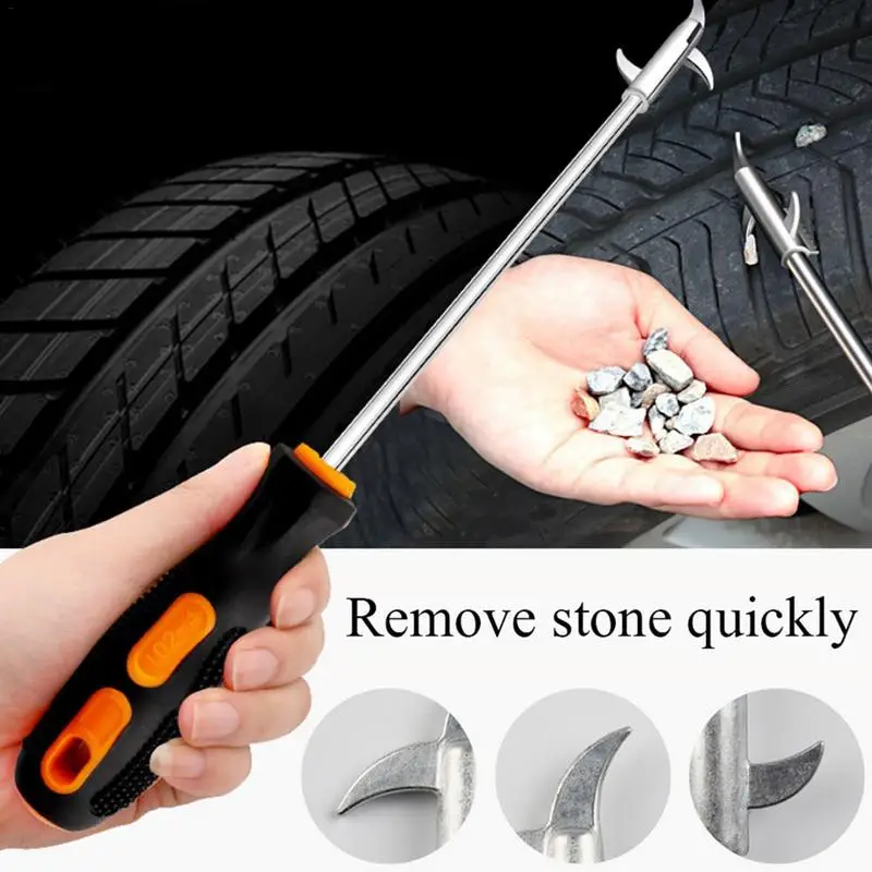 Car Tire Cleaning Hook High Quality Explosionproof Alloy Scraper Multifunctional Stone Cleaning Tool
Car Tire Cleaning Hook High Quality Explosionproof Alloy Scraper Multifunctional Stone Cleaning Tool