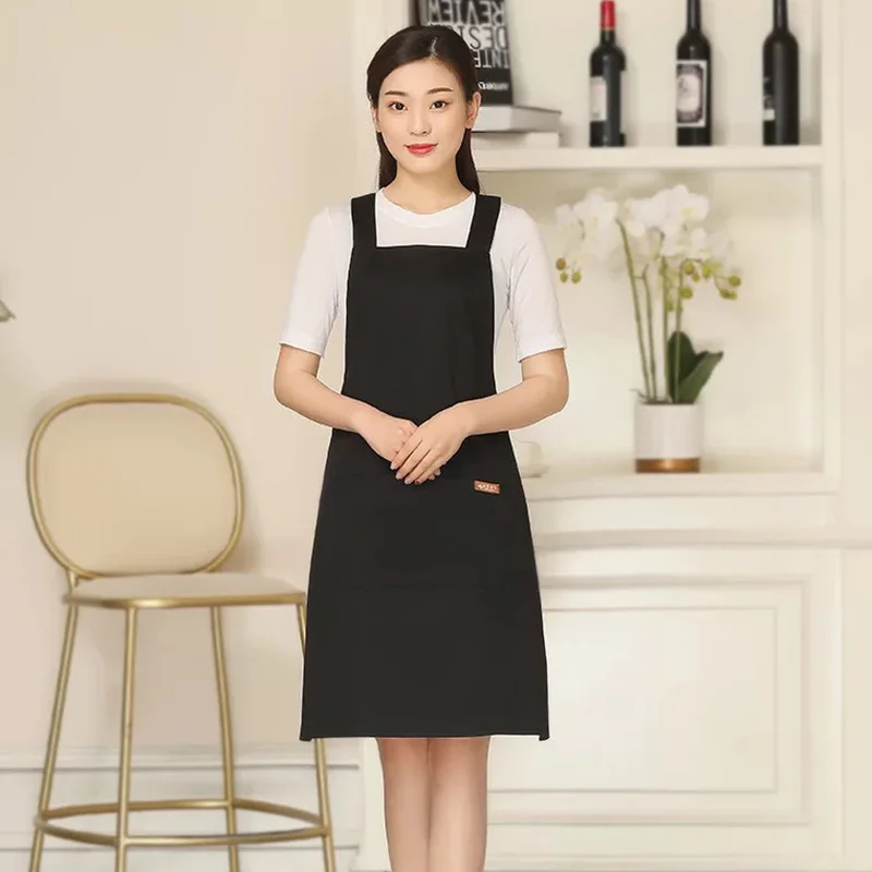 100% Pure cottonKorean fashion Attendant chef's apron Cotton apron for overalls Corset kitchen5
100% Pure cottonKorean fashion Attendant chef's apron Cotton apron for overalls Corset kitchen5