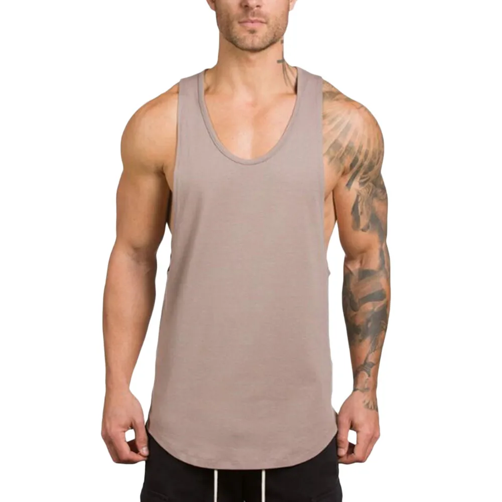 Gyms Bodybuilding Vest Tank Men's Fashion Cool Vest For Men Sleeveless Solid Color Male Tops Loose Fit Muscle Tops
Gyms Bodybuilding Vest Tank Men's Fashion Cool Vest For Men Sleeveless Solid Color Male Tops Loose Fit Muscle Tops