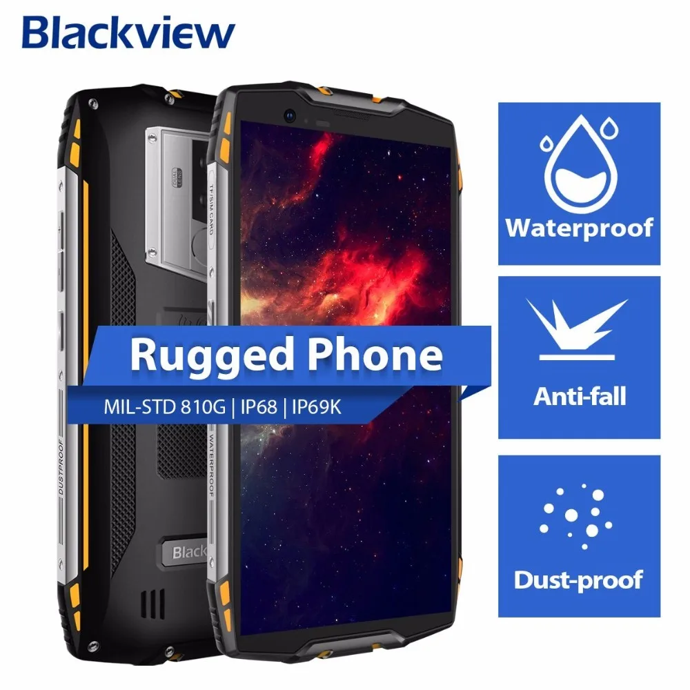 Blackview BV6800 Pro смартфон 5 7 &quotIP68 Водонепроницаемый MT6750T Octa Core 4 Гб + 64 6580 мАч Батарея