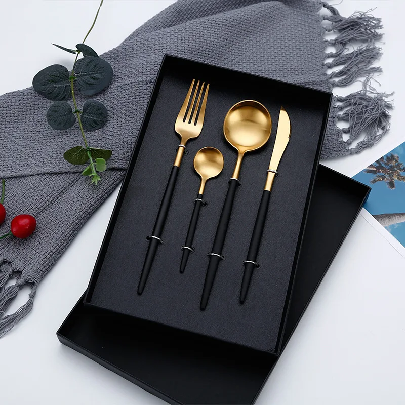 Hot Sale Dinner Set Cutlery Knives Forks Spoons Wester Kitchen Dinnerware Stainless Steel Home Party Tableware Set Dropshipping
Hot Sale Dinner Set Cutlery Knives Forks Spoons Wester Kitchen Dinnerware Stainless Steel Home Party Tableware Set Dropshipping