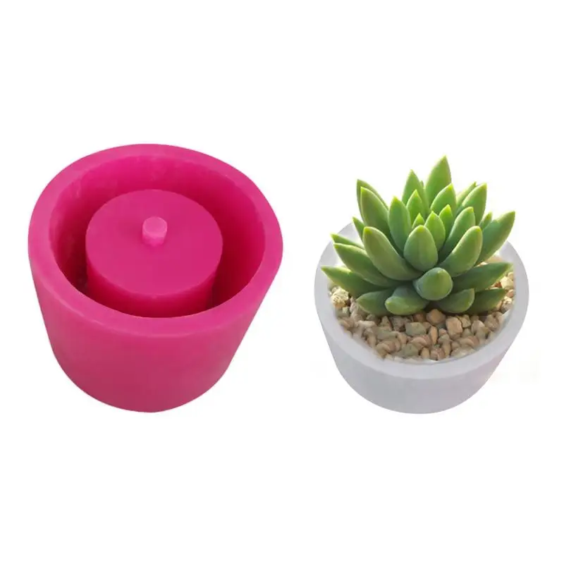 DIY Succulent Flowerpot Mould Cement Plaster Flowerpot Silicone Mold Random Color
DIY Succulent Flowerpot Mould Cement Plaster Flowerpot Silicone Mold Random Color