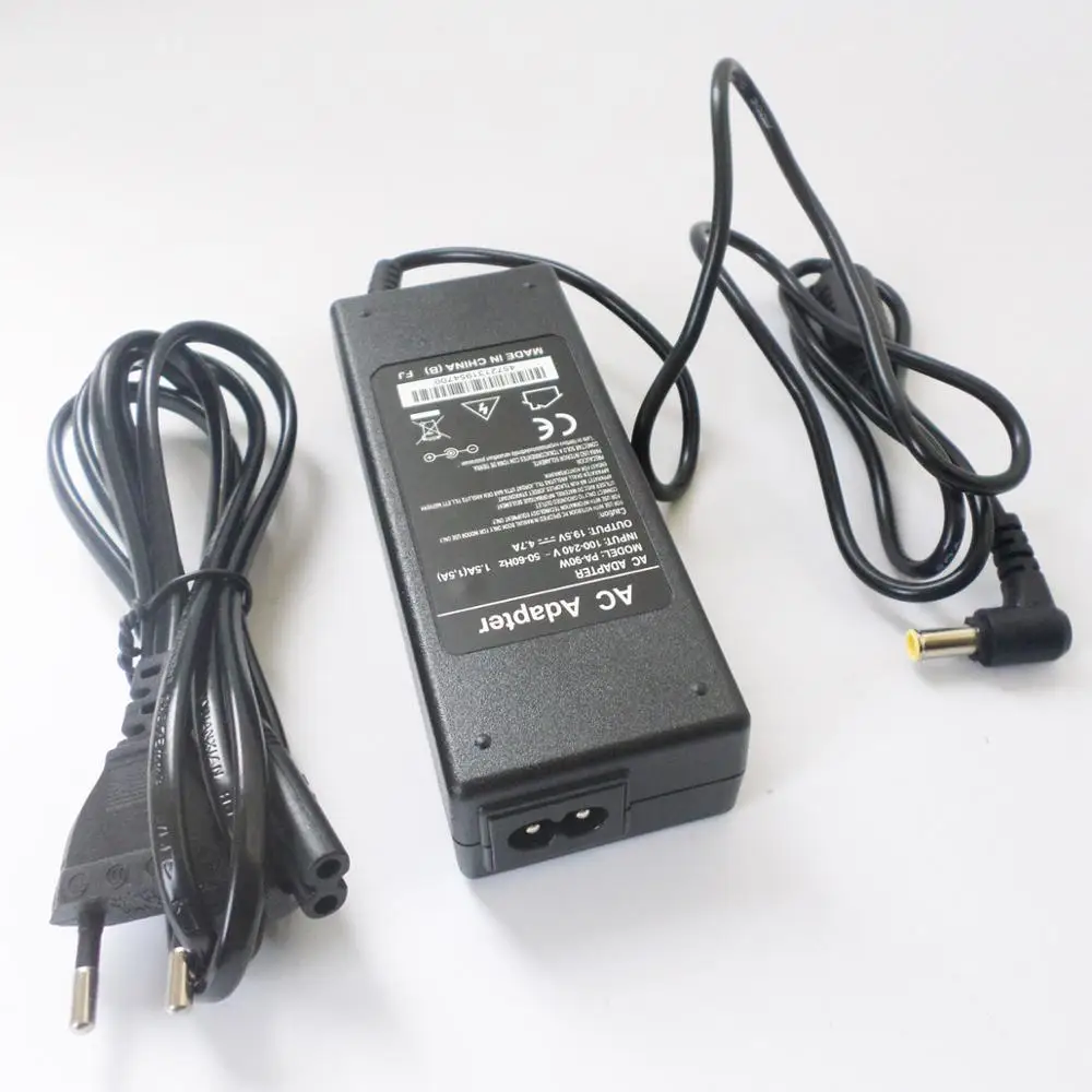 

AC Adapter Charger Power Supply Cord For Sony Vaio PCG-651R PCG-643L PCG-652L PCG-792L VGN-CR410 VGN-CR590 VGN-FE660 19.5V 4.7A