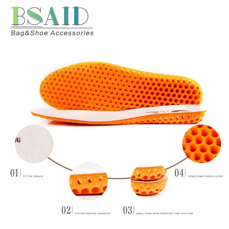 

BSAID Height Increasing Insoles For Shoes Women Men Insole Adjustable Breathable Foot Pads Light Weight Shock-Absorbant Inserts