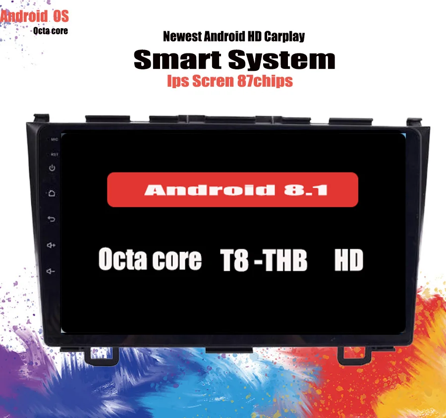 Автомобильный Радио мультимедийный плеер 6 + 128 ГБ 9 "Android 10 0 Авто DVD Навигация для
