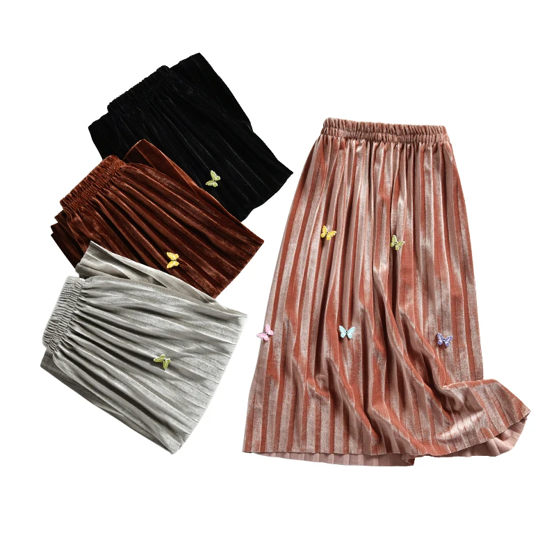 3d butterfly velvet long skirt age for 2-10 yrs little girls spring clothes 2021 autumn kids school winter simple children skirt
3d butterfly velvet long skirt age for 2-10 yrs little girls spring clothes 2021 autumn kids school winter simple children skirt