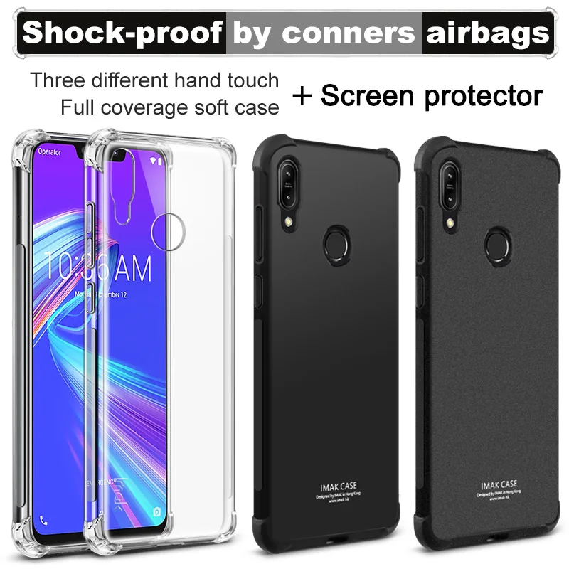 Чехол с подушкой безопасности для Asus Zenfone Max M2 ZB633KL чехол защитой экрана IMAK мягкий