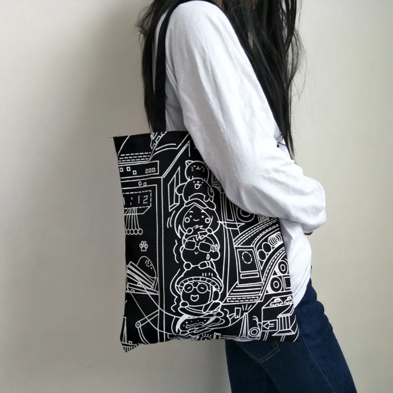 Canvas Tote Bag For Women Fashion Handbags Eco Reusable Cloth Shopping Bag Student School Bags Ladies Casual Shopper Bag
Canvas Tote Bag For Women Fashion Handbags Eco Reusable Cloth Shopping Bag Student School Bags Ladies Casual Shopper Bag