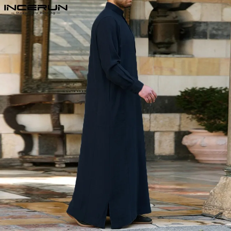 NEW Formal Thobe Jubba Mens Clothing Robe Long Sleeve Saudi Arab Thobe Man Kaftan Ropa Arabe Islamic Thobe Muslim Indian Dress
NEW Formal Thobe Jubba Mens Clothing Robe Long Sleeve Saudi Arab Thobe Man Kaftan Ropa Arabe Islamic Thobe Muslim Indian Dress