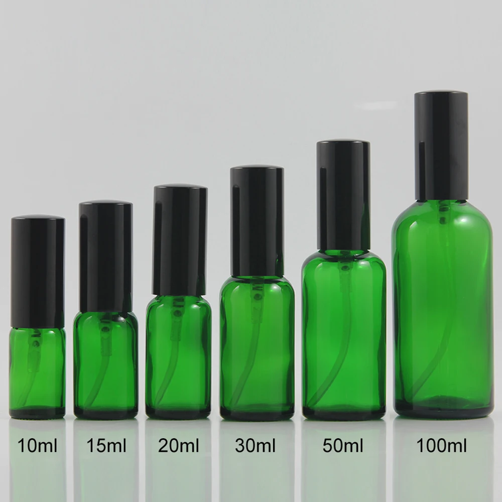 10ml refillable perfume bottle 10ml dispenser pump bottle green injection glass vial
10ml refillable perfume bottle 10ml dispenser pump bottle green injection glass vial