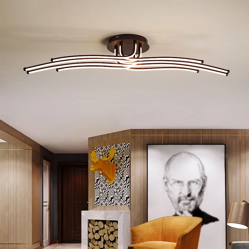 Modern LED Ceiling Lights Creative Coffee Minimalism Lamp For Living Room Bedroom Home Lighting Fixtures Aluminum Ceiling Lamp
Modern LED Ceiling Lights Creative Coffee Minimalism Lamp For Living Room Bedroom Home Lighting Fixtures Aluminum Ceiling Lamp