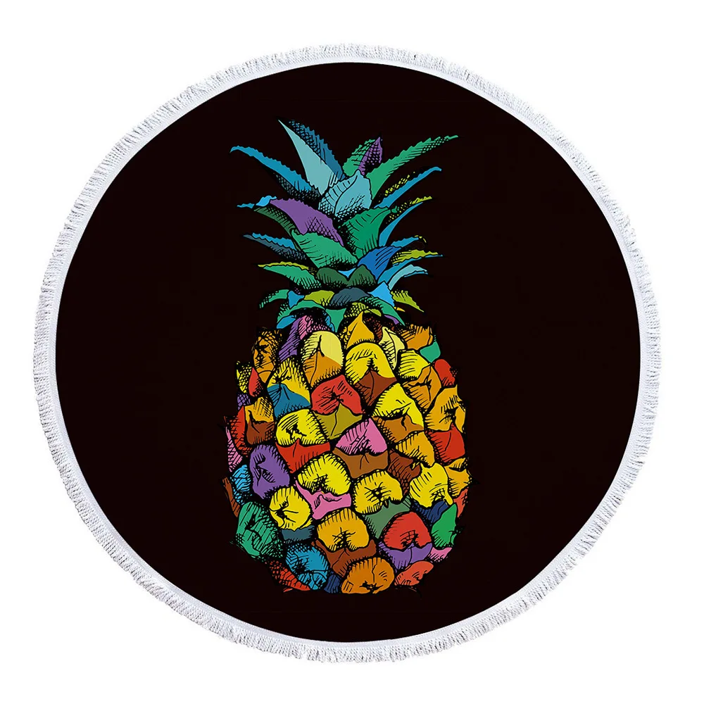 Summer Sunbath Pineapple Cactus Printed Large Big Microfiber Round Towel Beach With Tassels Thick Terry Serviette De Plage
Summer Sunbath Pineapple Cactus Printed Large Big Microfiber Round Towel Beach With Tassels Thick Terry Serviette De Plage