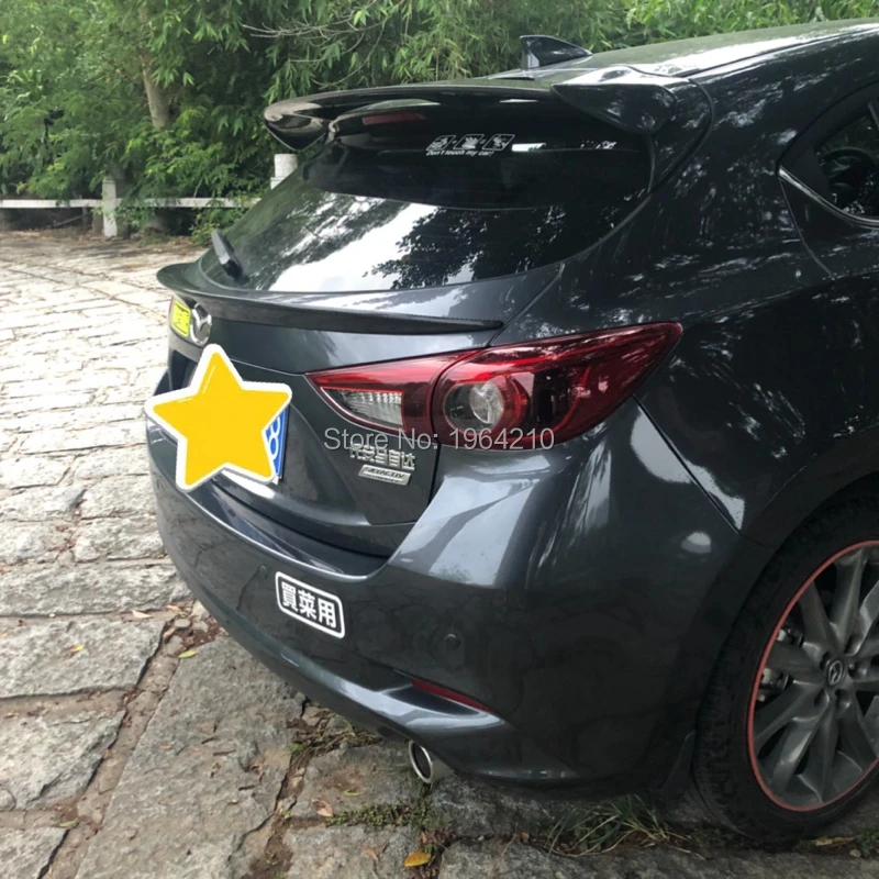 MONTFORD Car Styling Carbon Fiber Material Rear Spoiler Tail Trunk Wing For Mazda 3 M3 Axela Hatchback 2014 2015 2016 2017 2018
MONTFORD Car Styling Carbon Fiber Material Rear Spoiler Tail Trunk Wing For Mazda 3 M3 Axela Hatchback 2014 2015 2016 2017 2018