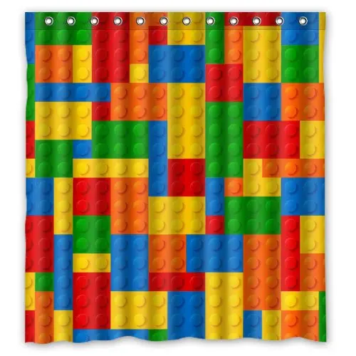 Fashionable lego blocks Custom Polyester waterproof Bath Shower Curtain Rings Included 66" x 72"
Fashionable lego blocks Custom Polyester waterproof Bath Shower Curtain Rings Included 66" x 72"