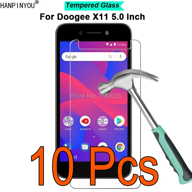 10 Pcs/Lot For Doogee X11 5.0" 9H Hardness 2.5D Ultra-thin Toughened Tempered Glass Film Screen Protector Guard
10 Pcs/Lot For Doogee X11 5.0" 9H Hardness 2.5D Ultra-thin Toughened Tempered Glass Film Screen Protector Guard