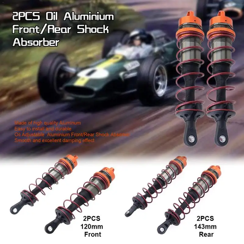 1 / 8 RC Off Road Vehicle Absorber Aluminum Alloy Oil Adjustable Shock Absorber 120MM 143MM Drop Shipping
1 / 8 RC Off Road Vehicle Absorber Aluminum Alloy Oil Adjustable Shock Absorber 120MM 143MM Drop Shipping