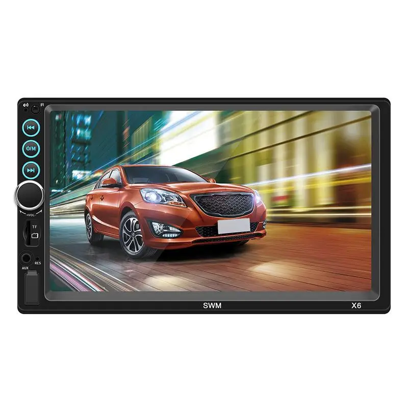 7inch 2 DIN MP5 MP3 Player FM Bluetooth Touch Screen Stereo Radio Camera WIN-CE System Rear View Camera Input USB TF FM AV
7inch 2 DIN MP5 MP3 Player FM Bluetooth Touch Screen Stereo Radio Camera WIN-CE System Rear View Camera Input USB TF FM AV