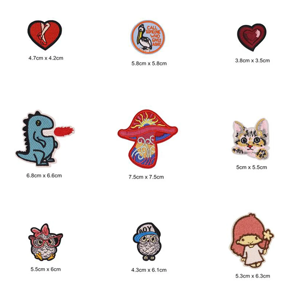Heart Angle Dinosaur Patches Cap Shoe Iron On Embroidered Appliques DIY Apparel Accessories Patch Clothing Fabric Badges BU213
Heart Angle Dinosaur Patches Cap Shoe Iron On Embroidered Appliques DIY Apparel Accessories Patch Clothing Fabric Badges BU213