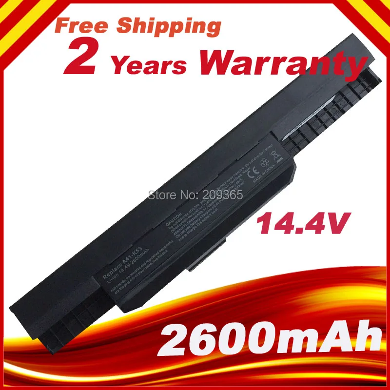 14.4V battery A32-K53 for Asus A43E A53S K43E K43U K43S X54 X54H K43SJ X54C X84 K53S K53 K53SV K53T K53E K53SD X44H bateria
14.4V battery A32-K53 for Asus A43E A53S K43E K43U K43S X54 X54H K43SJ X54C X84 K53S K53 K53SV K53T K53E K53SD X44H bateria