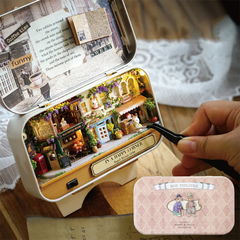 Funny Wooden Puzzle Box Theater DIY Miniature Dollhouse Model Home Decoration Kids Toy Gift
Funny Wooden Puzzle Box Theater DIY Miniature Dollhouse Model Home Decoration Kids Toy Gift