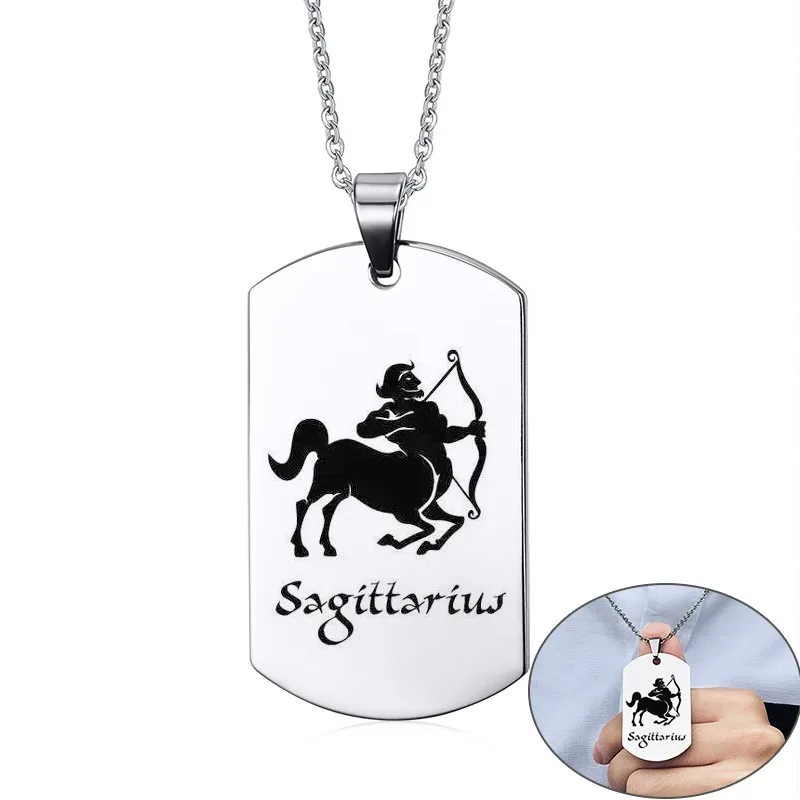 Mens Sagittarius Necklaces for Woman Vintage Astrology 12 Horoscopes Constellation Zodiac Pendant Free Engraving Accessories
Mens Sagittarius Necklaces for Woman Vintage Astrology 12 Horoscopes Constellation Zodiac Pendant Free Engraving Accessories