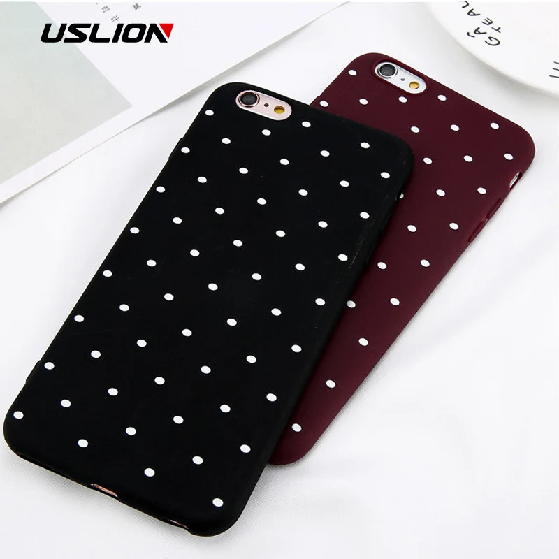 USLION Wave Point Polka TPU Phone Case For iPhone 11 12 13 Pro X XS Max XR Dots Cases For iPhone 7 8 Plus Soft TPU Silicon Cover
USLION Wave Point Polka TPU Phone Case For iPhone 11 12 13 Pro X XS Max XR Dots Cases For iPhone 7 8 Plus Soft TPU Silicon Cover