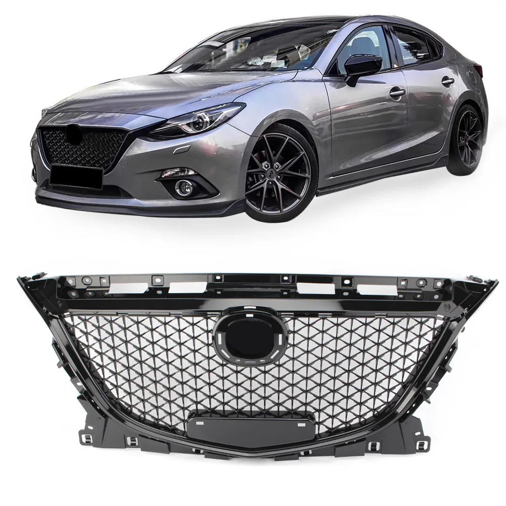Car Front Bumper Racing Grill For Mazda 3 Axela BL BM BN 2014 2015 2016 Glossy Black ABS Honeycomb Exterior Moulding Grille
Car Front Bumper Racing Grill For Mazda 3 Axela BL BM BN 2014 2015 2016 Glossy Black ABS Honeycomb Exterior Moulding Grille