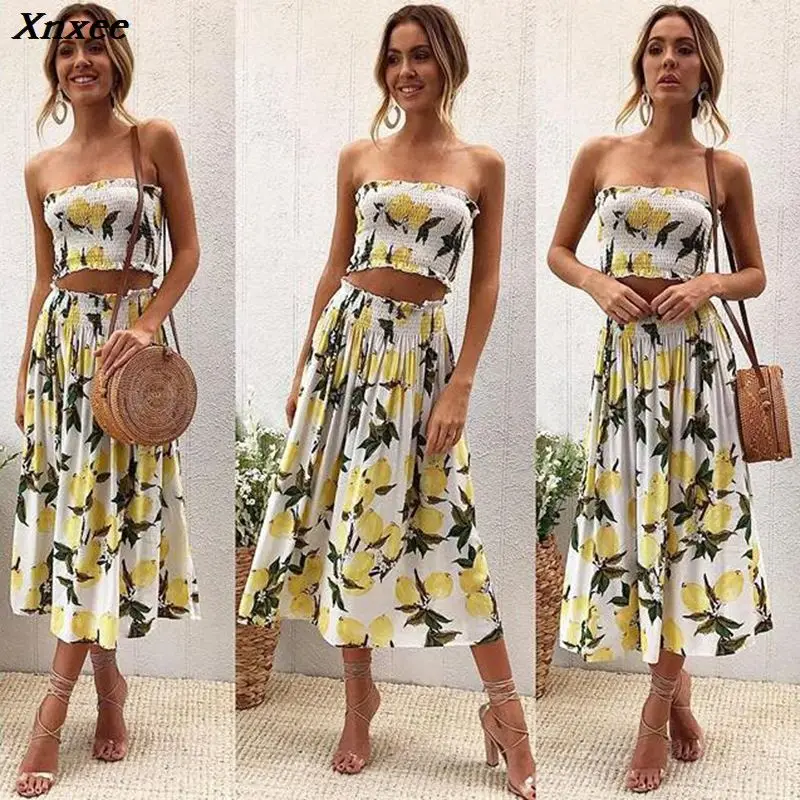 Women fold print 2 piece set summer for female women tube tops crop top two piece set skirt sexy backless two piece set summer
Women fold print 2 piece set summer for female women tube tops crop top two piece set skirt sexy backless two piece set summer