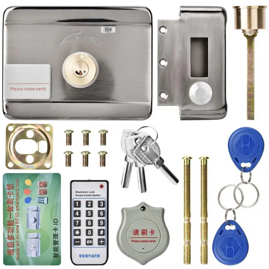 Electronic Access Intelligent Entry Access System ID Double Head 12V Door Gate Lock/Smart Electric Strike Lock
Electronic Access Intelligent Entry Access System ID Double Head 12V Door Gate Lock/Smart Electric Strike Lock