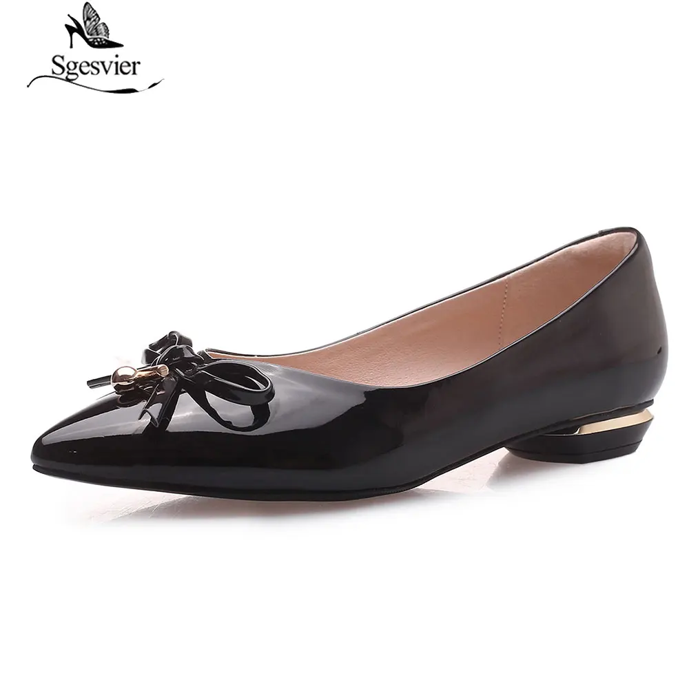 Sgesvier Bow-knot Kitten Heels Pointed Toe Wedding Party Shoes Women Pumps Thick Heels Fashion Spring Shoes Size 33-43 G138
Sgesvier Bow-knot Kitten Heels Pointed Toe Wedding Party Shoes Women Pumps Thick Heels Fashion Spring Shoes Size 33-43 G138