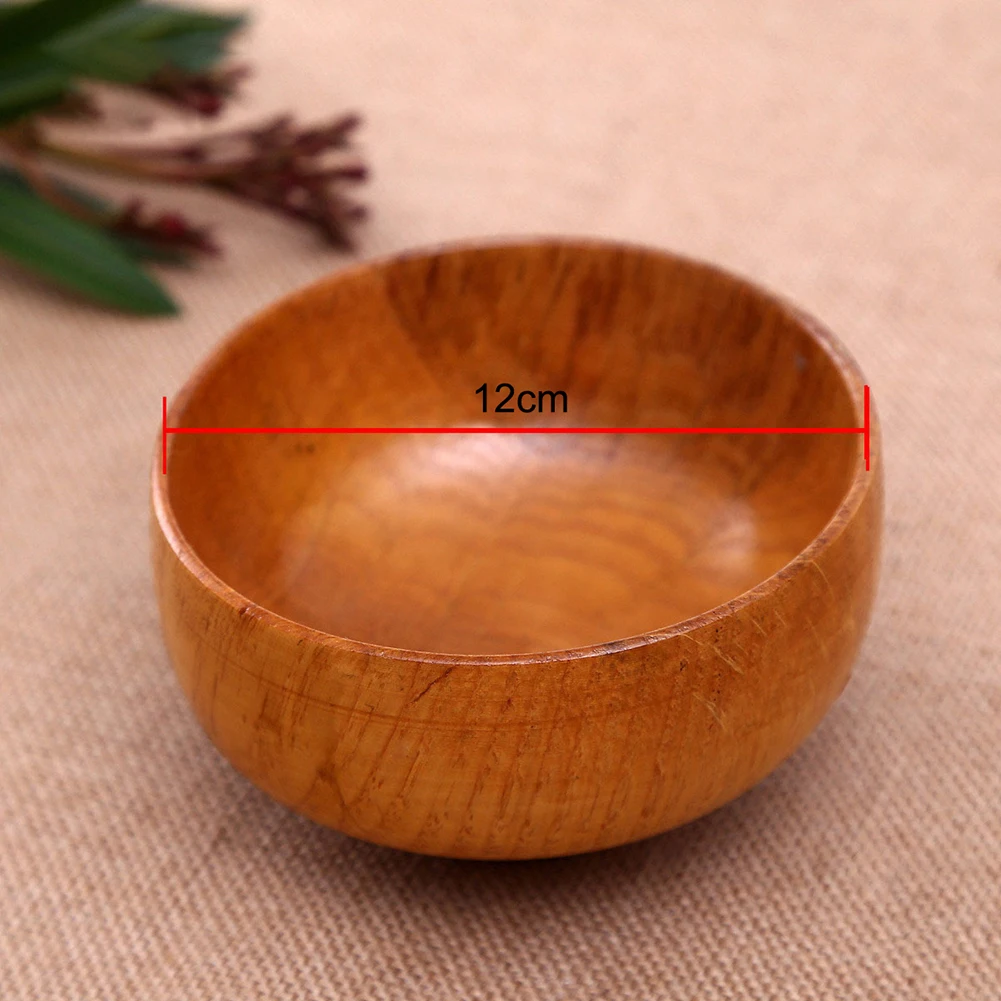 Natural Round Wooden Bowl Soup Salad Noodle Rice Fruit Shock-proof Handicraft Holder Kitchen Handmade Wood Bowl For Kids
Natural Round Wooden Bowl Soup Salad Noodle Rice Fruit Shock-proof Handicraft Holder Kitchen Handmade Wood Bowl For Kids