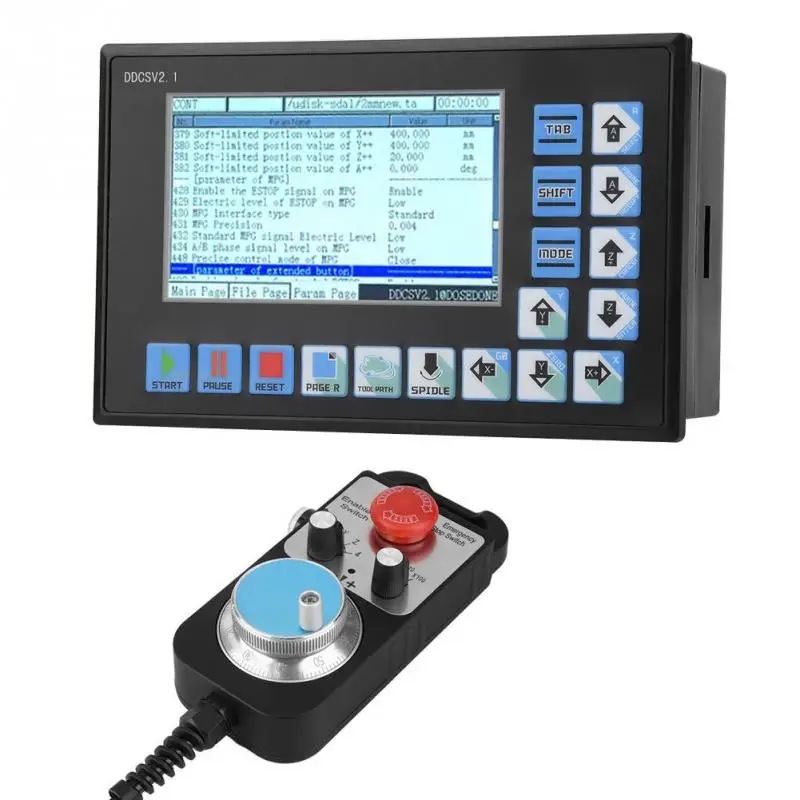 ЧПУ система контроллер 4 оси USB CNC Автономный гравировальные машины с маховиком 5В