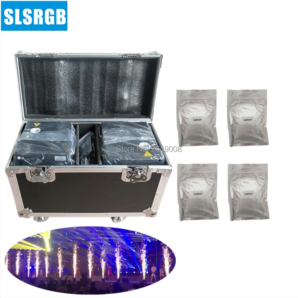 2pcs 400W Cold Spark Fireworks And 4 Bags Powder Remote DMX Control Stage Sparkular Machine For Wedding Celebration Party case
2pcs 400W Cold Spark Fireworks And 4 Bags Powder Remote DMX Control Stage Sparkular Machine For Wedding Celebration Party case