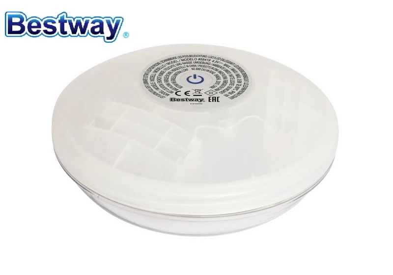 58419 Bestway Водонепроницаемая поплавковая лампа для бассейна, простая в эксплуатации, без затрат на эксплуатацию, светильник диаметром 8 футов/2,43 м и 5 футов/1,52 м, глубокий, автоматическое выключение
58419 Bestway Водонепроницаемая поплавковая лампа для бассейна, простая в эксплуатации, без затрат на эксплуатацию, светильник диаметром 8 футов/2,43 м и 5 футов/1,52 м, глубокий, автоматическое выключение