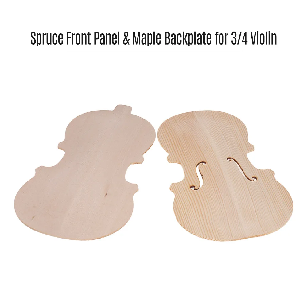 Handcraft Unfinished Fiddle Violin Spruce Front Panel Topboard & Maple Backplate Backboard Solid Wood
Handcraft Unfinished Fiddle Violin Spruce Front Panel Topboard & Maple Backplate Backboard Solid Wood