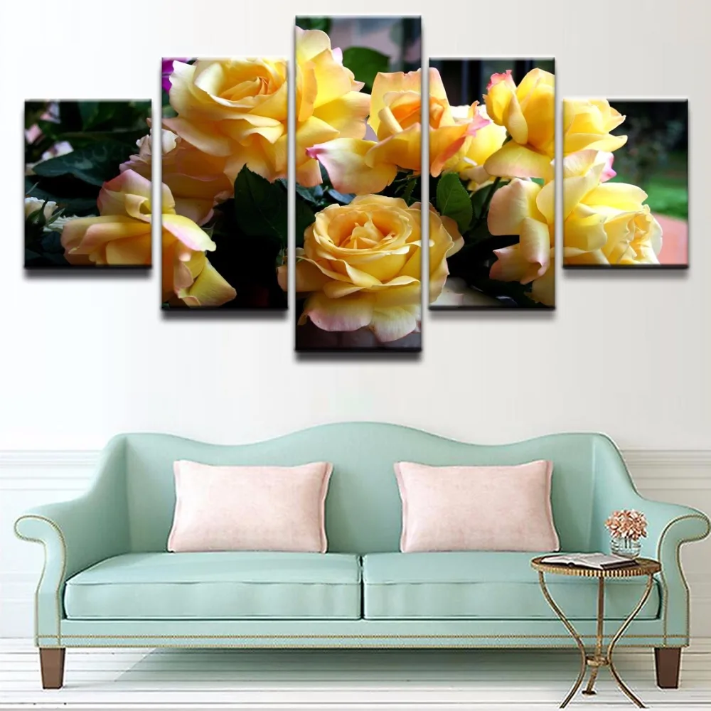 5 Pieces HD Print Painting Yellow Rose Flower Posters Modular For Modern Decorative Bedroom Living Room Home Wall Art Decor
5 Pieces HD Print Painting Yellow Rose Flower Posters Modular For Modern Decorative Bedroom Living Room Home Wall Art Decor