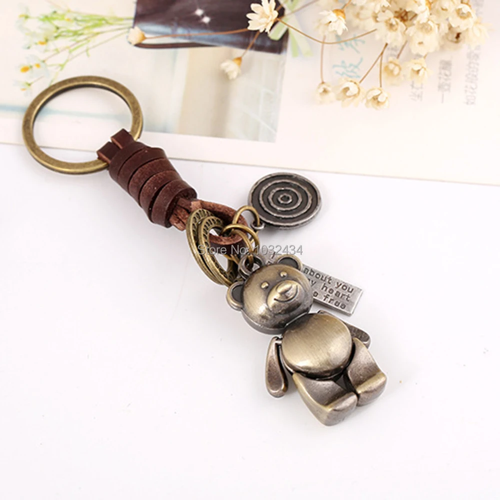120pcs/lot Women Metal Teddy Bear Doll Key Chain Creative Gifts Bronze Keychain Key Ring Trinket
120pcs/lot Women Metal Teddy Bear Doll Key Chain Creative Gifts Bronze Keychain Key Ring Trinket