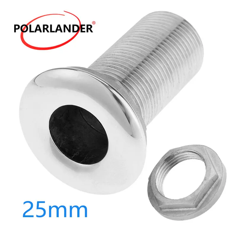 Water Drain 3/4" Drain Pipe Tube Hardware Silver Hose Barb 316 Stainless Steel For Marine Thru Hull Connector
Water Drain 3/4" Drain Pipe Tube Hardware Silver Hose Barb 316 Stainless Steel For Marine Thru Hull Connector