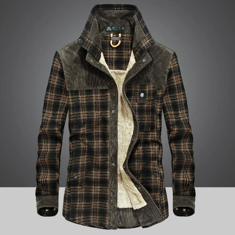 Plaid Spring Winter Man Fleece Long Sleeve Shirts Thickness Outdoor Camping Hiking Climbing Breathable Clothes Male Sports Coat
Plaid Spring Winter Man Fleece Long Sleeve Shirts Thickness Outdoor Camping Hiking Climbing Breathable Clothes Male Sports Coat