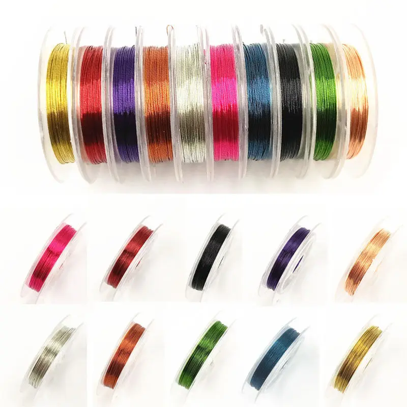 1 Roll 0.3mm 10m Soft Useful Sturdy Alloy Copper Wire DIY Craft Beading Wire Jewelry Making Cord String Accessories Jewelry Find
1 Roll 0.3mm 10m Soft Useful Sturdy Alloy Copper Wire DIY Craft Beading Wire Jewelry Making Cord String Accessories Jewelry Find