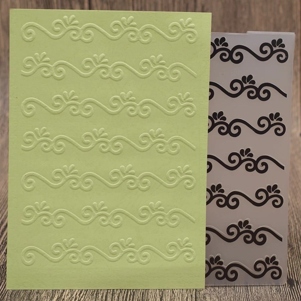 Lace Wave Plastic Embossing Folder Template For Scrapbooking Photo Album Paper Card Making Decoration
Lace Wave Plastic Embossing Folder Template For Scrapbooking Photo Album Paper Card Making Decoration