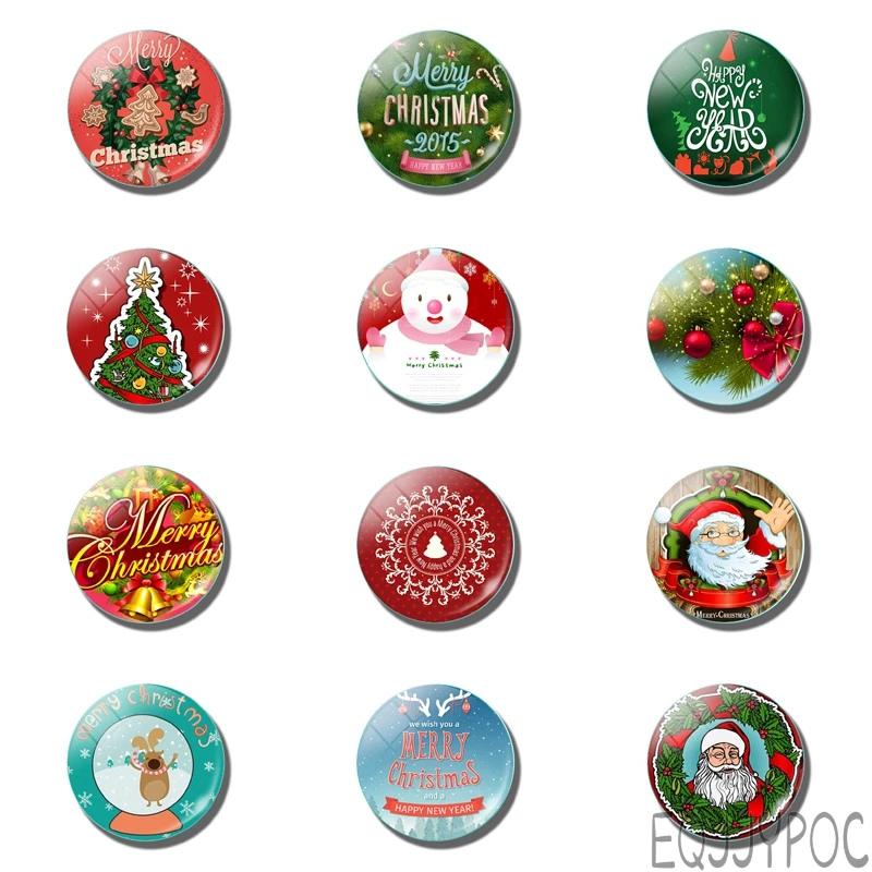 12pcs Merry Christmas 25 MM Fridge Magnet Happy New Year Gifts Glass Dome Note Holder Magnetic Refrigerator Stickers Home Decor
12pcs Merry Christmas 25 MM Fridge Magnet Happy New Year Gifts Glass Dome Note Holder Magnetic Refrigerator Stickers Home Decor