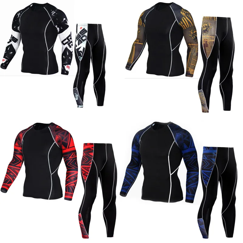 man running set compression tights shirt t shirt sport men sportsuits thermo underwear shirt gym fitness traning mma rash guard
man running set compression tights shirt t shirt sport men sportsuits thermo underwear shirt gym fitness traning mma rash guard