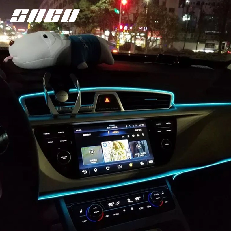 Flexible Neon Car Interior Atmosphere LED Strip Lights For Ssangyong Rexton Musso XLV Tivoli Korando Rodius Actyon Kyron
Flexible Neon Car Interior Atmosphere LED Strip Lights For Ssangyong Rexton Musso XLV Tivoli Korando Rodius Actyon Kyron