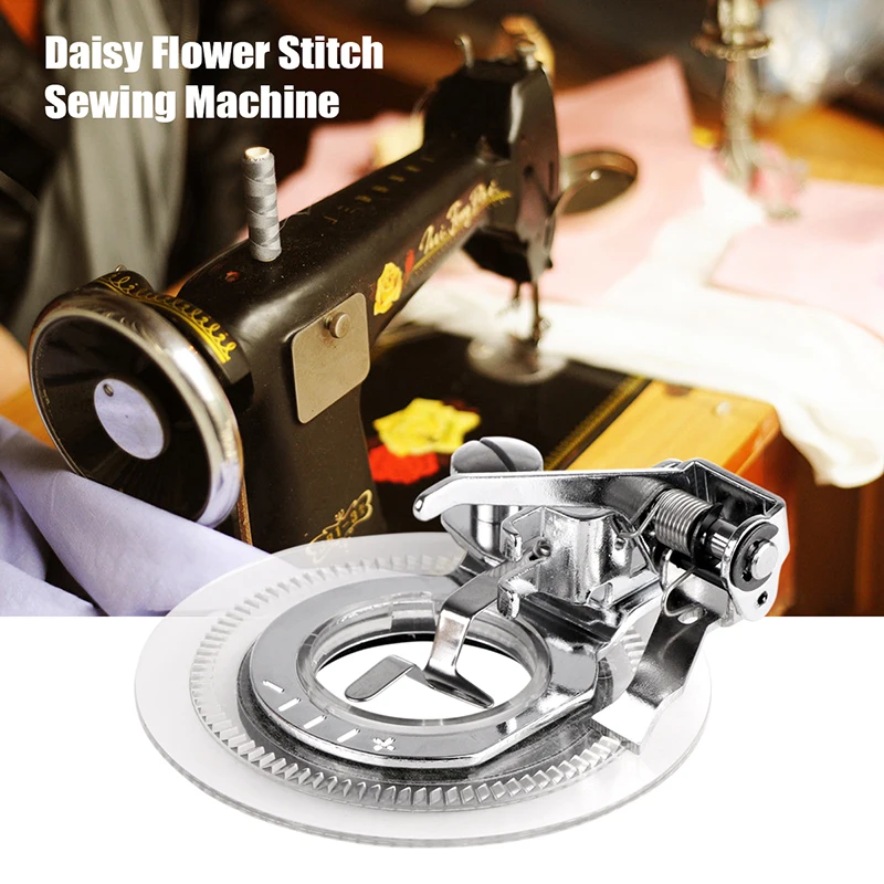 Embroidery Foot Circular Disc Pattern Presser Foot Home-sewing Machine Presser Foot Daisy Flower Stitch 3700l Machine
Embroidery Foot Circular Disc Pattern Presser Foot Home-sewing Machine Presser Foot Daisy Flower Stitch 3700l Machine