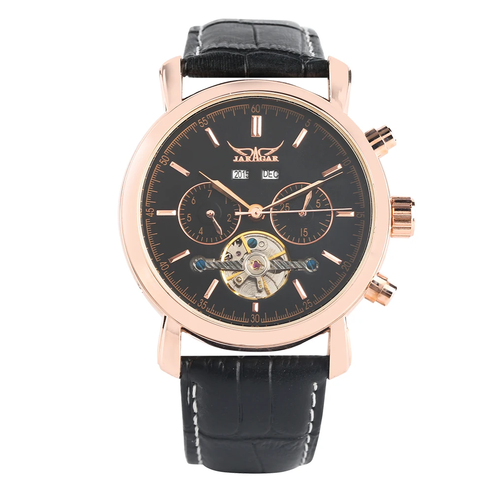 Men's Watch Automatic Mechanical Watches Rose-Golden Scale Stainless Steel Case Leather Strap Wristwatch
Men's Watch Automatic Mechanical Watches Rose-Golden Scale Stainless Steel Case Leather Strap Wristwatch