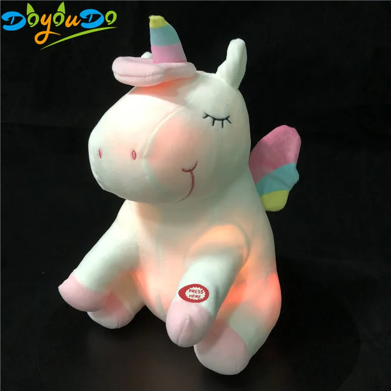 30/40cm LED Unicorn Plush Toy Colorful Glowing Toys Stuffed Animals Cute Soft Pony Horse Light Up Doll Kids Christmas Gifts
30/40cm LED Unicorn Plush Toy Colorful Glowing Toys Stuffed Animals Cute Soft Pony Horse Light Up Doll Kids Christmas Gifts