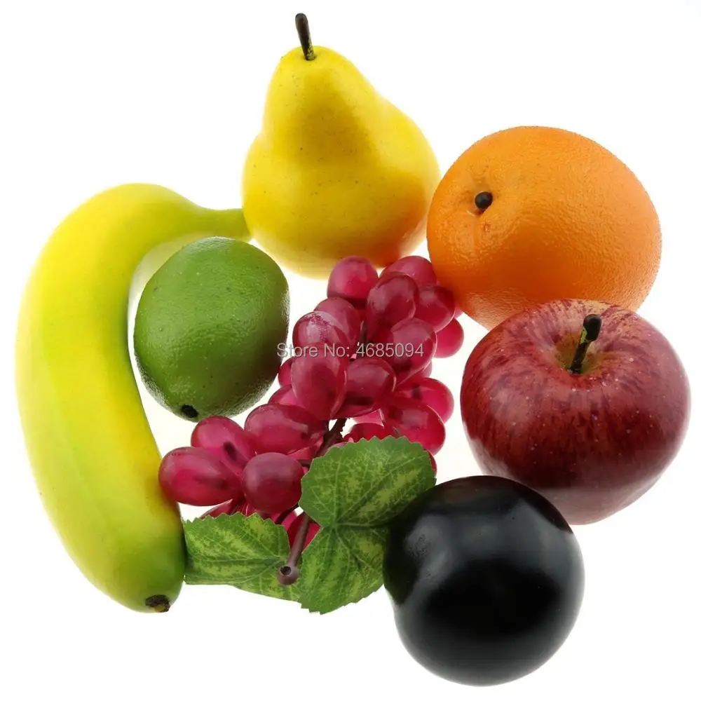 Gresorth Realistic Artificial Decorative Fruit Fake Apple Orange Pear Lemon Banana Brin Grpae Home Kitchen Toy Model
Gresorth Realistic Artificial Decorative Fruit Fake Apple Orange Pear Lemon Banana Brin Grpae Home Kitchen Toy Model