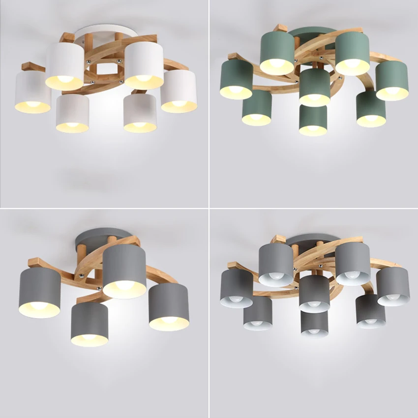 Nordic Wood E27 Ceiling Lamp Art Iron Ceiling Light Lighting Bedroom Living Room LED Kitchen Dining Bar Luminaire Fixtures Avize
Nordic Wood E27 Ceiling Lamp Art Iron Ceiling Light Lighting Bedroom Living Room LED Kitchen Dining Bar Luminaire Fixtures Avize