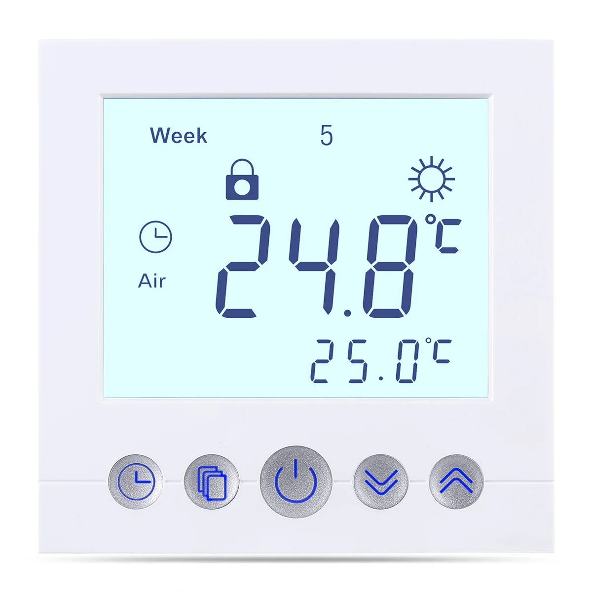 Floureon C16GH1S газовый котел нагревательный термостат белый AC230V Еженедельный